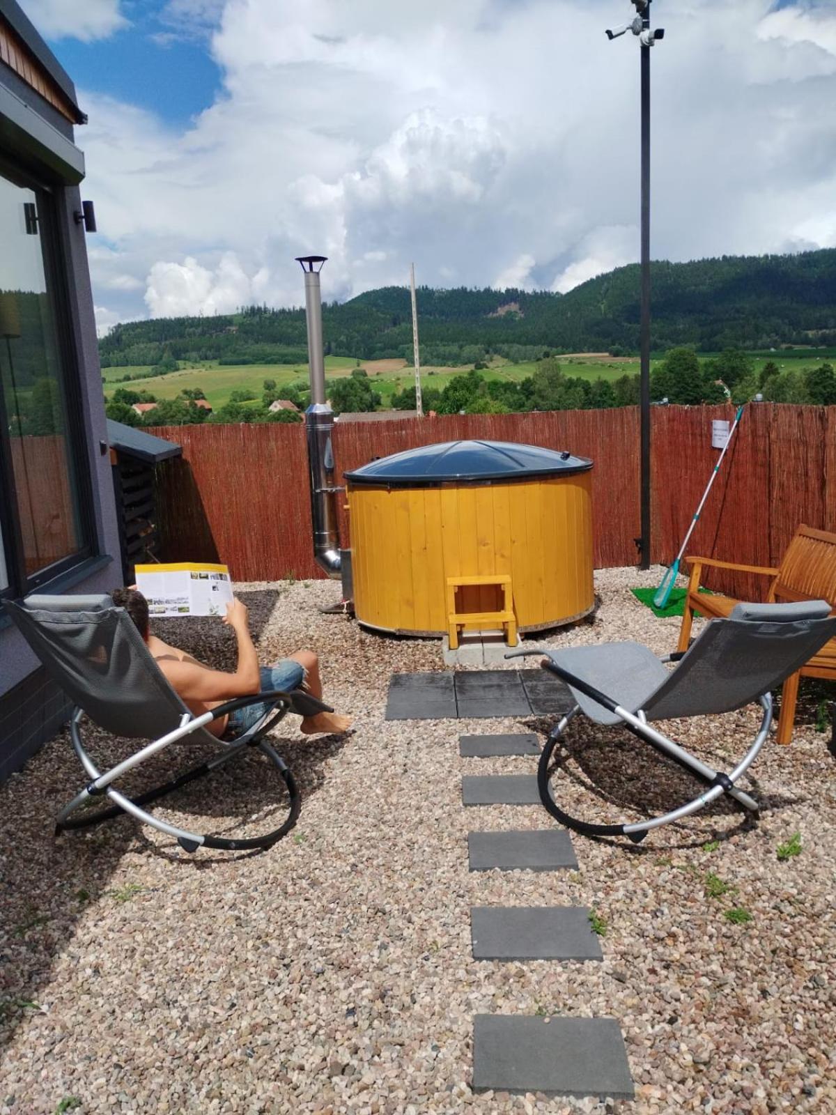 Rajska Polana Domki Premium ,Na Odludziu Z Prywatna Balia Z Jacuzzi I Sauna ,Cisza,Rowery Elektryczne,Gory,Astroprzygoda,- Adrspach, Skalne Miasto, Zamek Ksiaz,Andrzejowka,Karpacz, Sniezka,Janskie Laznie,Pec Mieroszow ภายนอก รูปภาพ